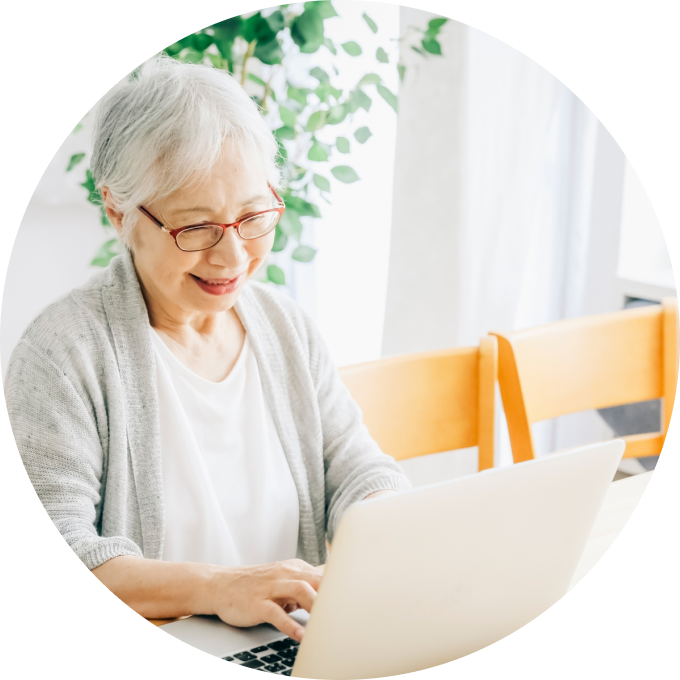 ゆっくり相談できる、寄り添い対応