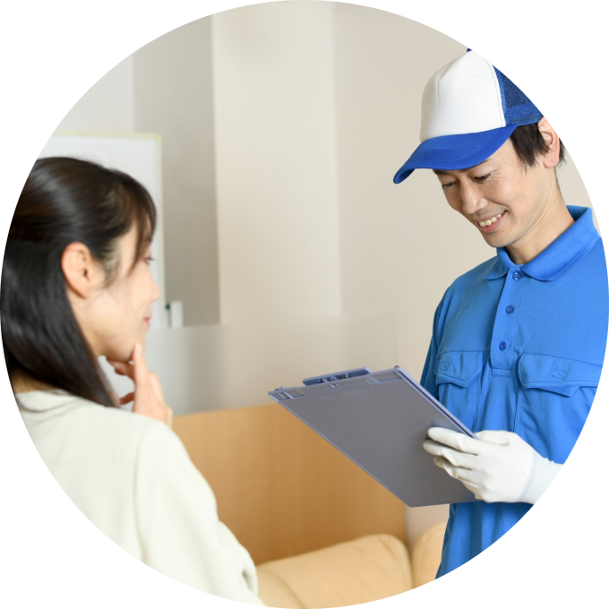 家具の組み立て配置まで丁寧に対応